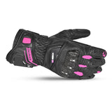 BELA Venom Lady Motorcycle Racing Gloves Black Pink