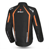R-TECH MARSHAL Motorcycle Textile Jacket Black/Orange