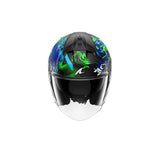 Shark SKWAL PRANZ CONDUCCIÓN URBANA CASCO NEGRO VERDE AZUL
