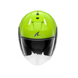 Shark Skwal i3 Jet Blank Toxic abierto Casco verde brillante