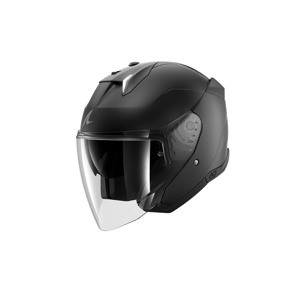 SHARK SKWAL I3 JET BLANK ON-ROAD MOTOCICLETA CASCO NEGRO MATE