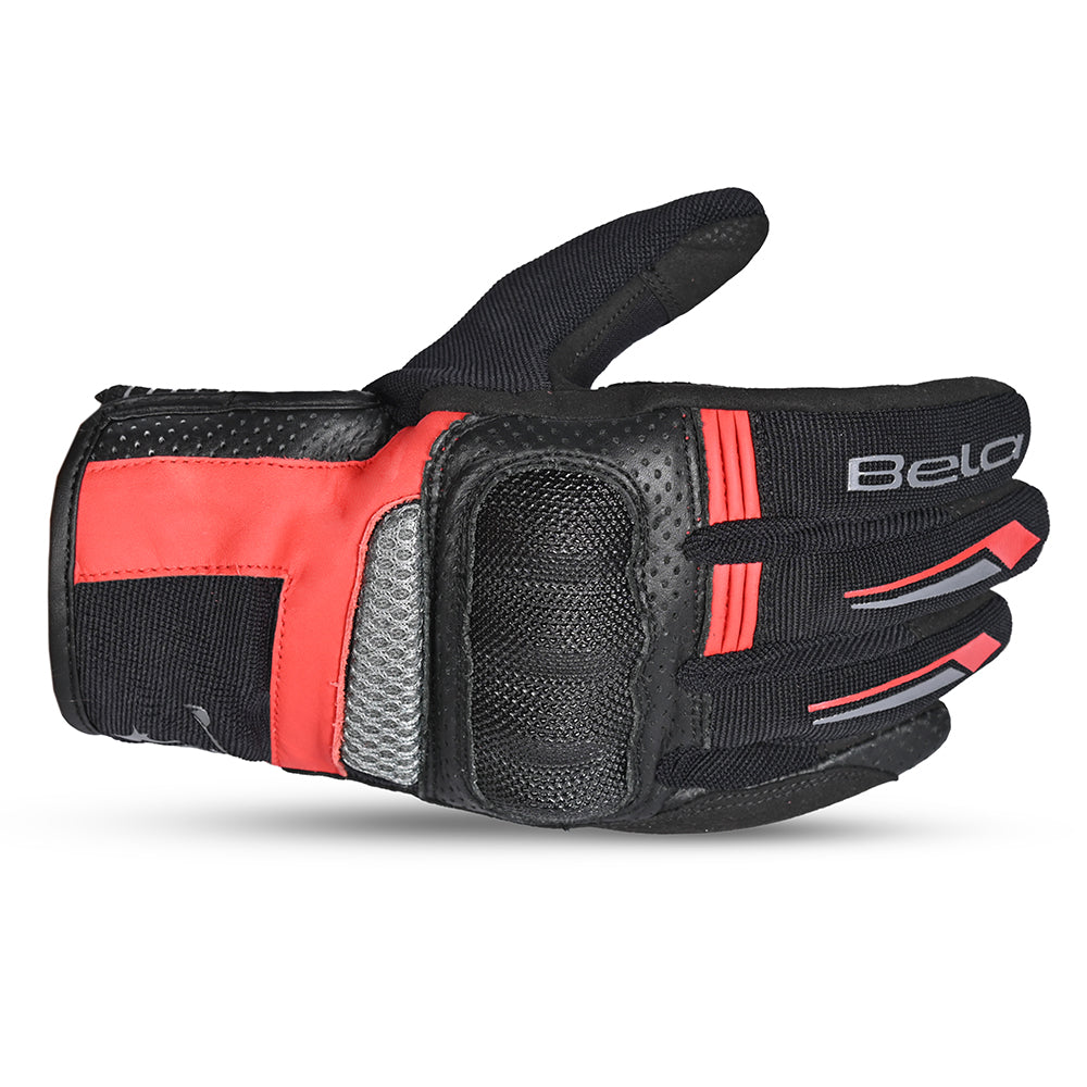 BELA Hero Air - Summer Mesh Gloves - Black Gray Red