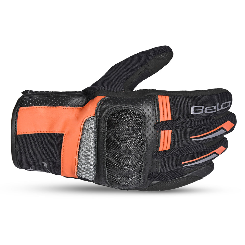 BELA Hero Air - Summer Mesh Gloves - Black Orange