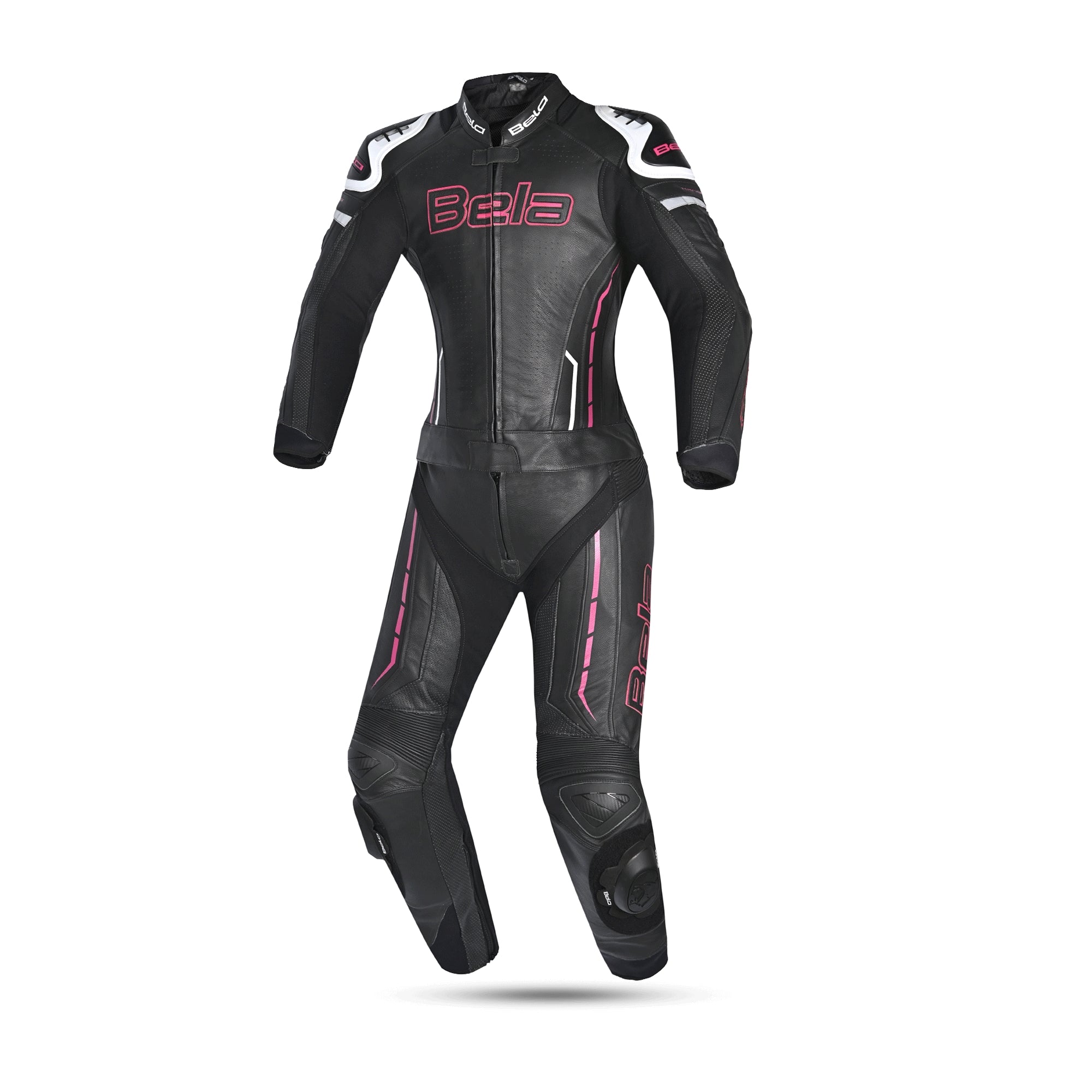 BELA - Rocket Lady Mix Kanga 2PC Suit White/Black/Pink