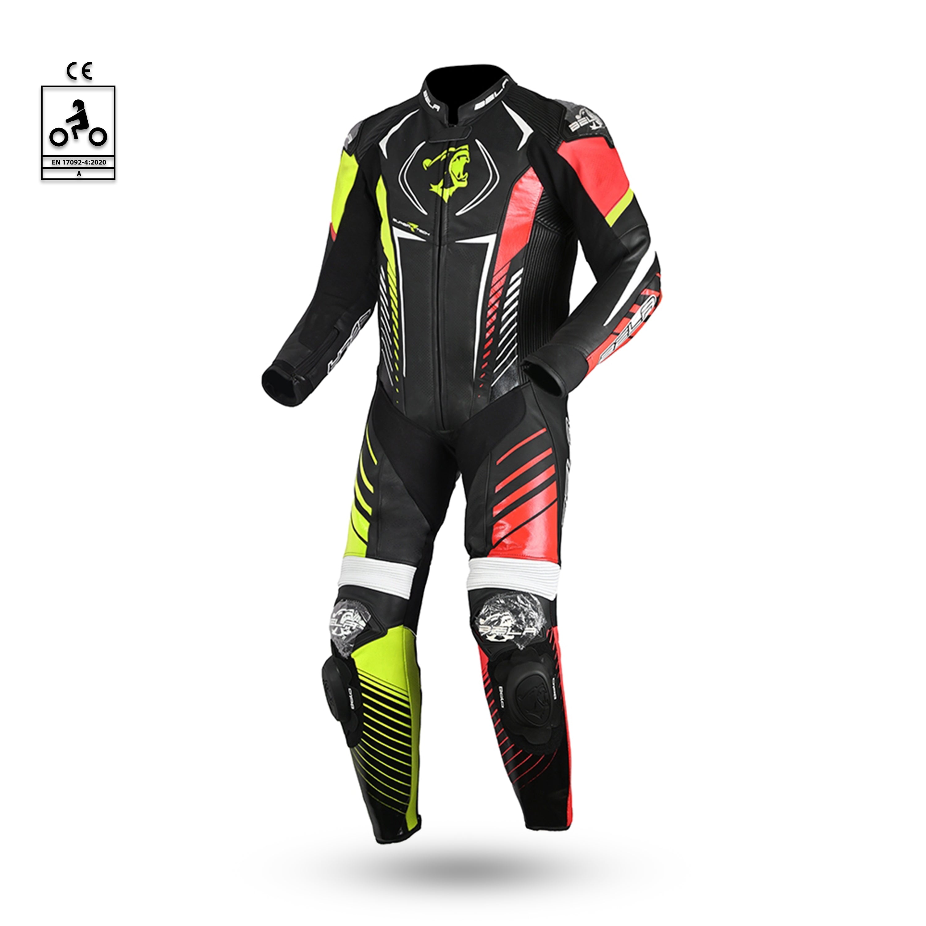 BELA - ARAGONE HELITE AIR-PRO 1 PC SUIT BLACK/RED/YELLOW