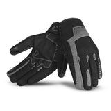 bela galaxy motorcycle gloves touchscreen black grey