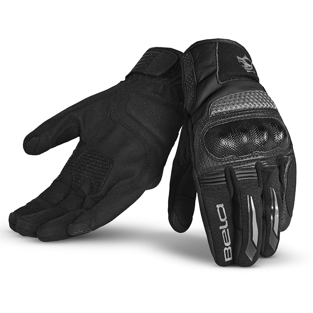 bela hero air summer mesh gloves black