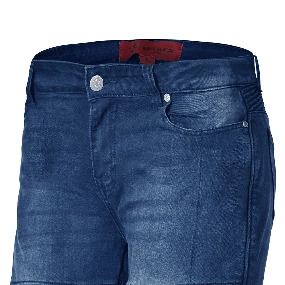 bela jeans street lady blue front closeup