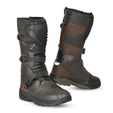 bela senior motorcycle touring brown boot whole view