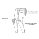 BELA BOSTON MEN MOTORCYCLE DENIM JEANS 30L RANDOM BLACK