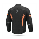 Bela Bradley Motorcycle Textile Jacket Black Orange