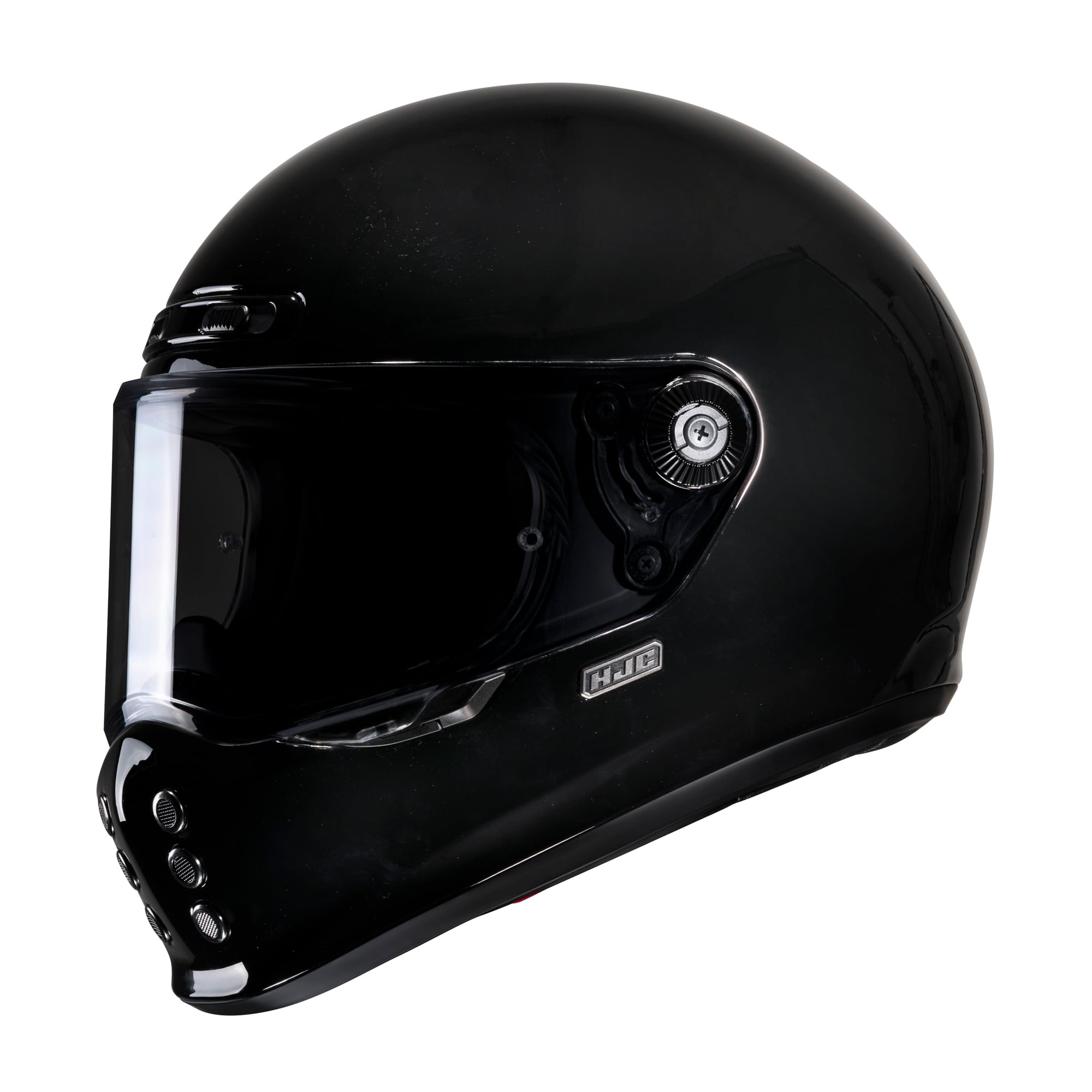 HJC V10 Plain On-Road Motorcycle Riding Helmet Black