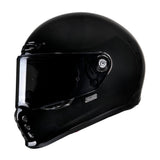 HJC V10 Plain On-Road Motorcycle Riding Helmet Black