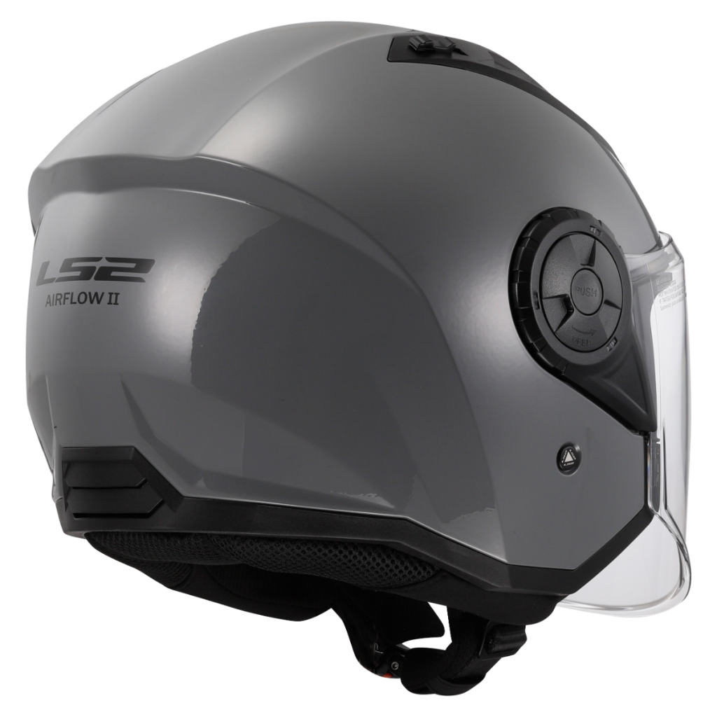 Ls2 Of616 Airflow Open Face Helmets Nardo Grey-06