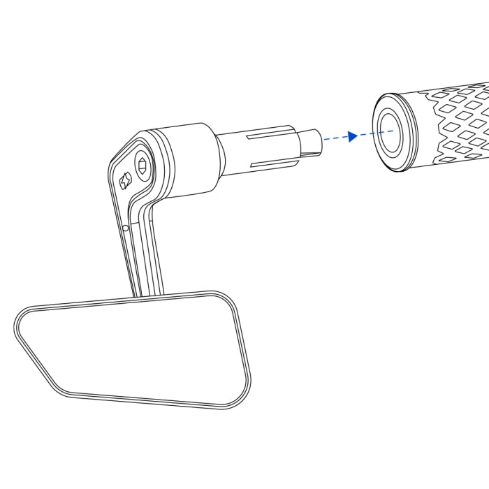 Oxford Horizon Bar End Mirror