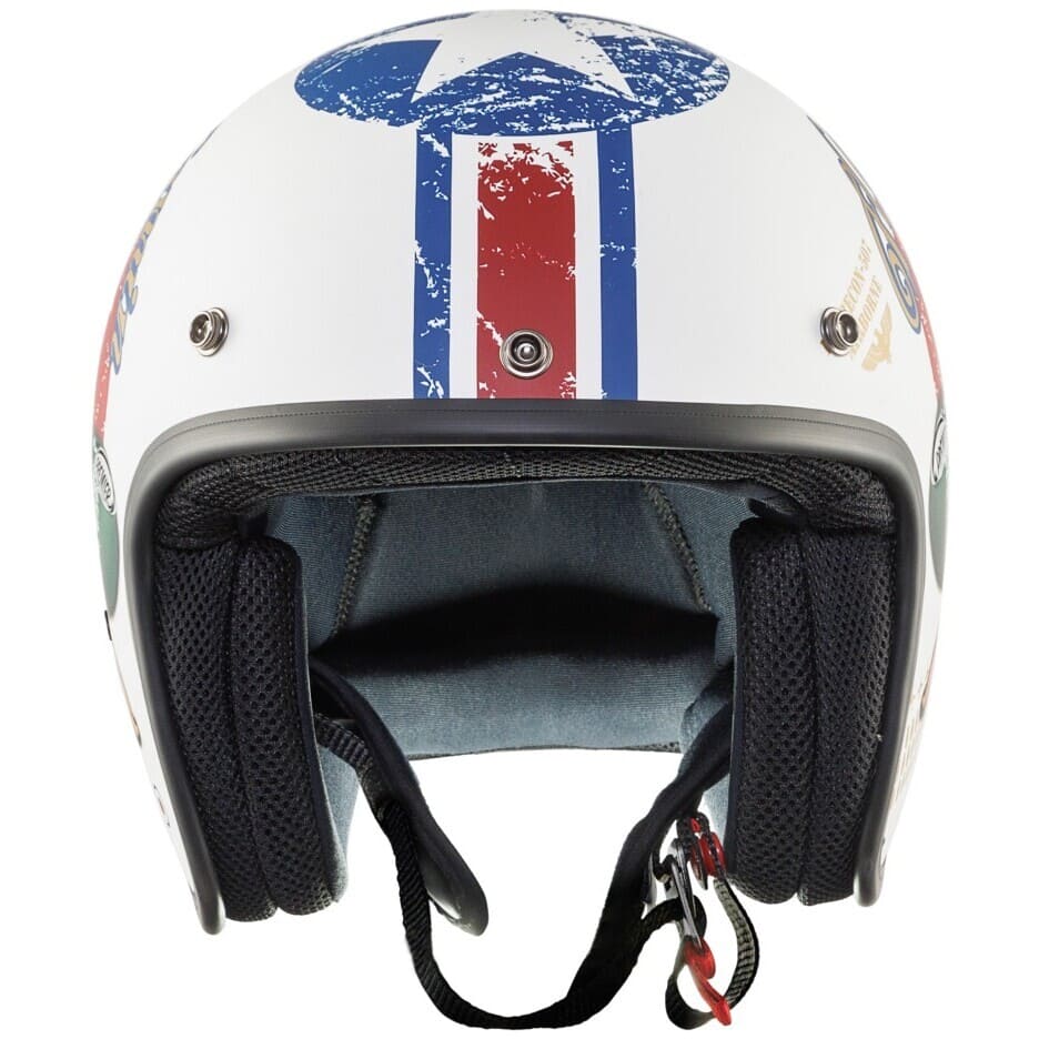 PREMIER CLASSIC PIN UP 8 BM Motocicleta Abierto Jet Casco