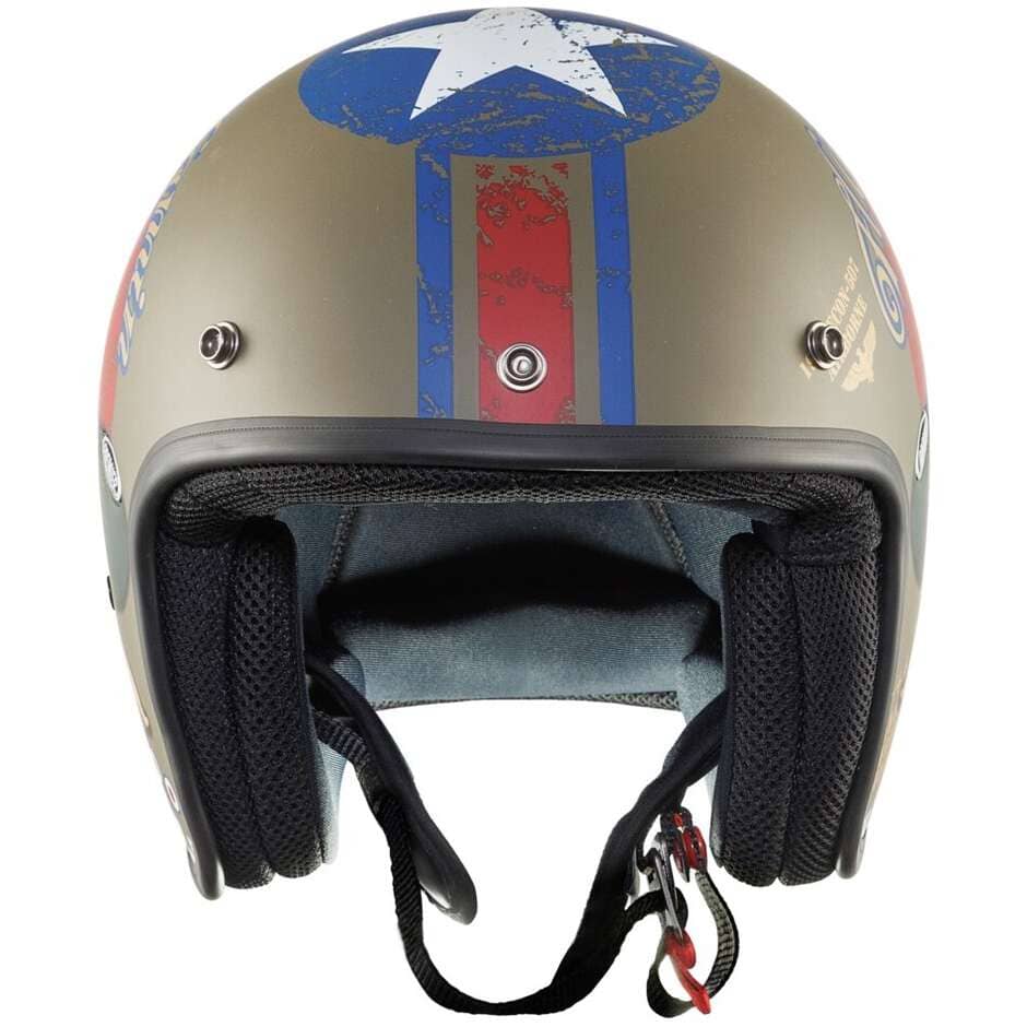 PREMIER CLASSIC PIN UP MILY BM Motocicleta Abierto Casco
