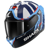 SHARK SKWAL i3 REPLICA RAUL FERNANDEZ MOTORCYCLE HELMET BLUE WHITE