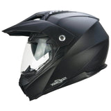 CGM 666A TWIN Mono Casco de Moto Todoterreno Aventura Nero Opaco