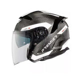 PREMIER JT5 CARBON MA8 MOTORCYCLE OPEN FACE HELMET