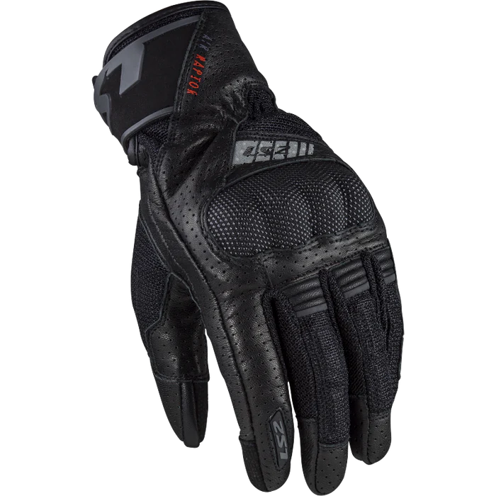 Ls2 Air Raptor Man Gloves Black