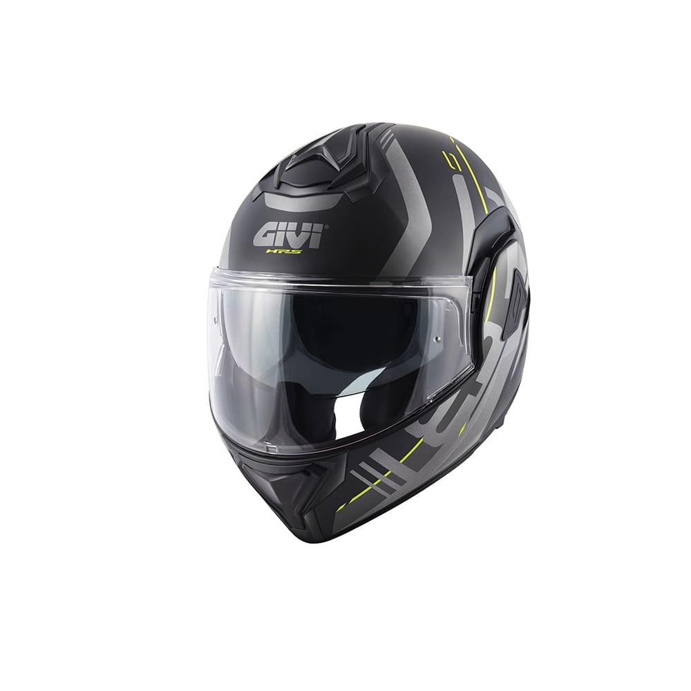 GIVI CASCOS MODULARES HX30F PULSAR BLACK TIT YELLOW - PUBY