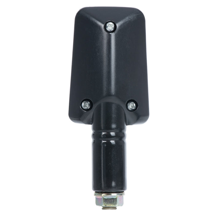 Oxford Rectangle Indicator Short Stem, Clear Lens, Black Finish