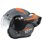 Viper F242 Reverse Motorcycle Flip Front Touring Helmet