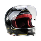Viper F656 Vintage Style Motorcycle Full Face Helmet
