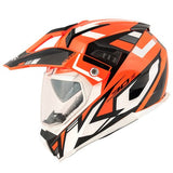 Kappa KV30R Grayer Enduro Motorcycle Helmet, Orange/Black