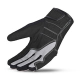 BELA Tracker Full Finger Motorcycle Gloves Black White Red