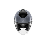 SHARK RS JET Dark Shadow Motorcycle Jet Helmet Silver