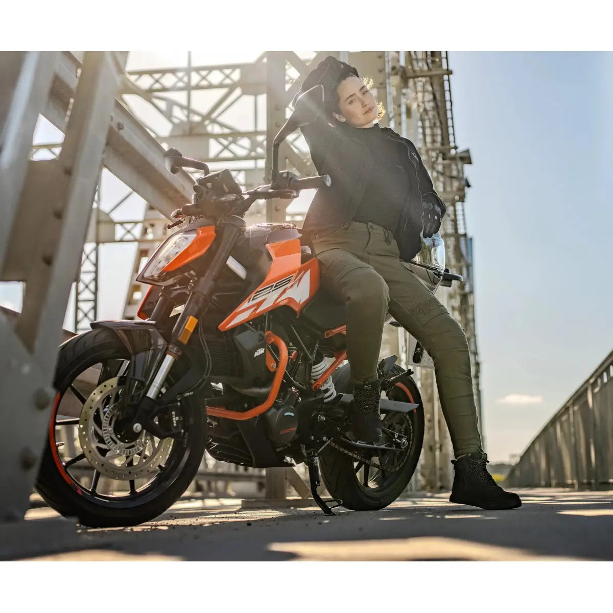 Shima Giro Lady Chaqueta Negra