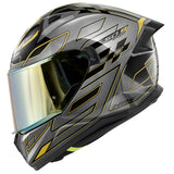 GIVI 50.9 Assault Full Face Helmet Titanium Dark Bronze Gold