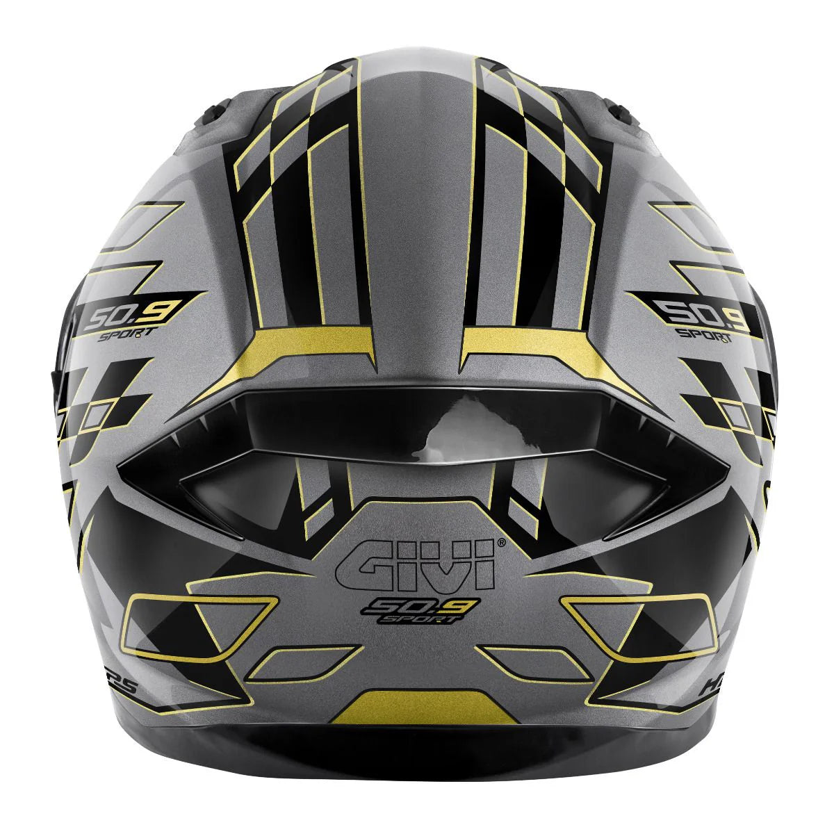 GIVI 50.9 Assault Full Face Helmet Titanium Dark Bronze Gold