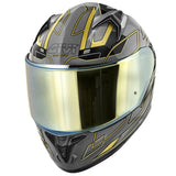 GIVI 50.9 Assault Full Face Helmet Titanium Dark Bronze Gold