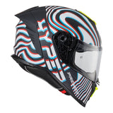 Premier Hyper PS Y8 BM Cross road Motorcycle Helmet – Black/White