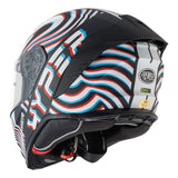 Premier Hyper PS Y8 BM Cross road Motorcycle Helmet – Black/White