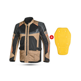 BELA Onsaker Motorcycle Textile Jacket Sand Black Orange