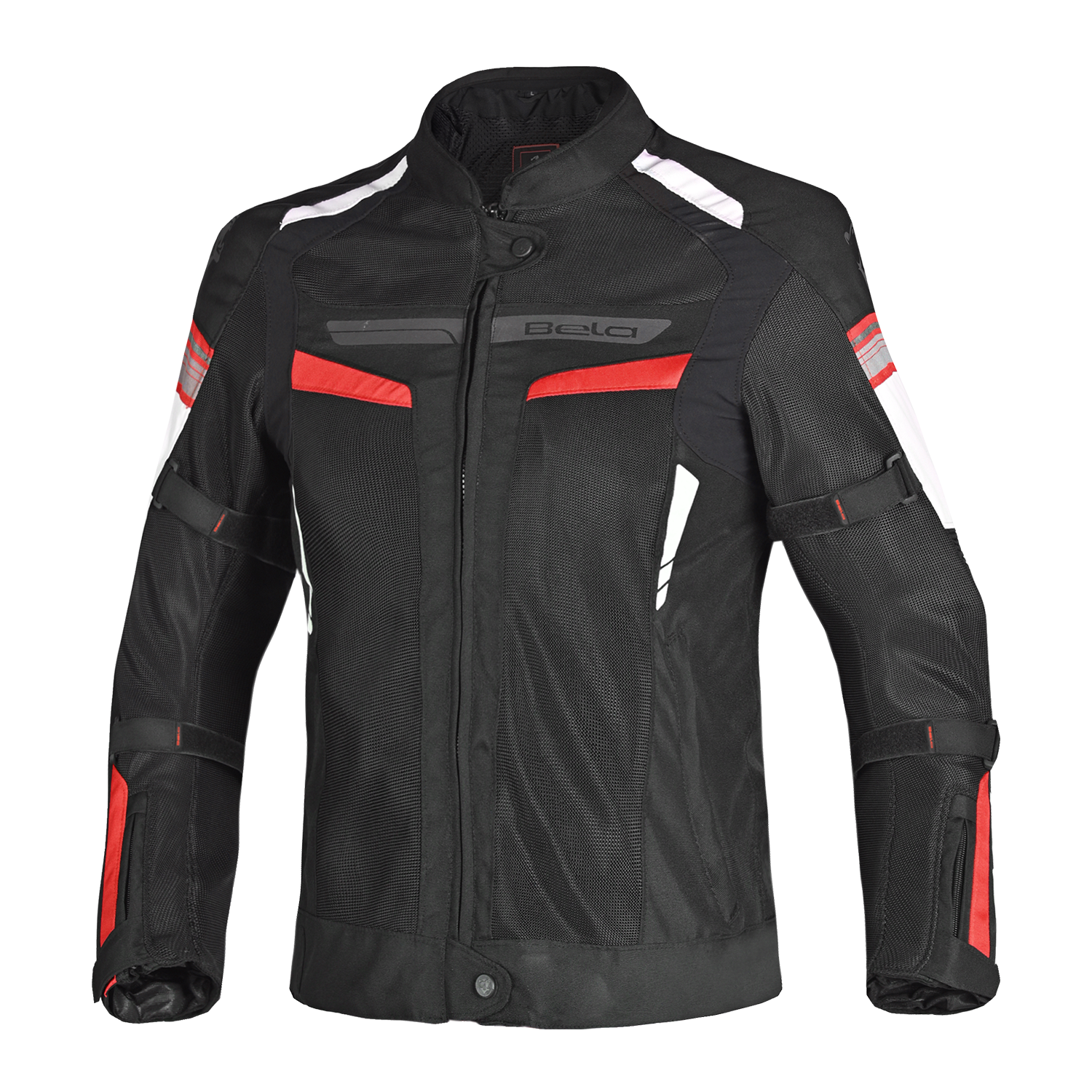 BELA SPRINTER KIDS MOTORCYCLE TEXTIL JACKET BLACK RED