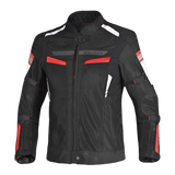 BELA SPRINTER KIDS MOTORCYCLE TEXTIL JACKET BLACK RED