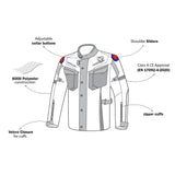 R-TECH KNIGHT RIDER 3IN1 Motorcycle Jacket (Long) Black/Anthracite/Yellow