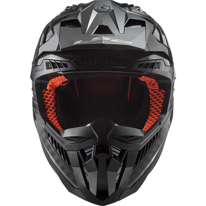 Ls2 Mx703 X-Force Motocross Helmet Gloss Carbon-06