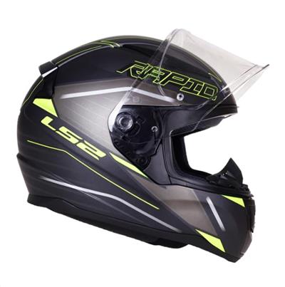 Ls2 Ff353 Rapid Rokku Full Face Helmet M.Black H-V Yellow-06