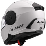 LS2 FF902 Scope II Modular Motorcycle Helmet Solid Gloss White