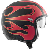 Premier Classic FR2BM Retro Style Open-Face Scooter Helmet