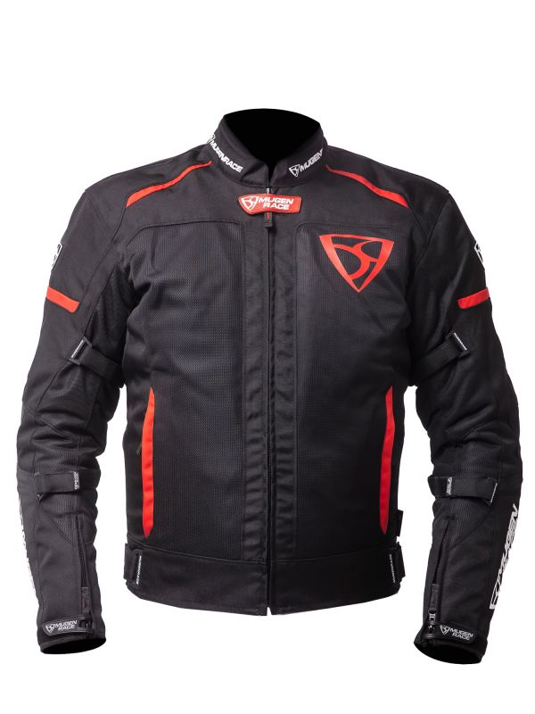 mugenrace fuggire-a motorcycle textile jacket black red