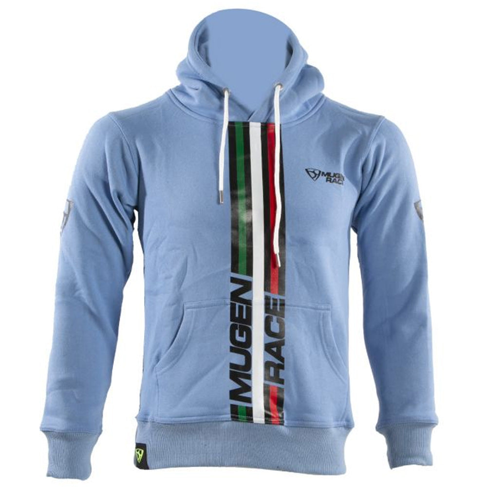 mugenrace h-mnr-2486 stripe hooded sweatshirt baby blue