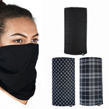 Oxford Comfy 3-Pack – Multifunctional Neck & Headwear Black White Tartan maximomoto.uk!