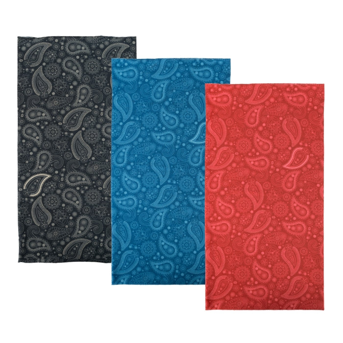 Oxford Comfy 3-Pack – Multifunctional Neck & Headwear Paisley maximomoto.uk!